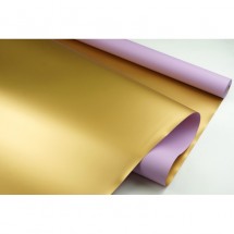 Пленка матовая DUOMAT "золотая сторона",58см*10м,70 мкм ( цвет сиреневый), цена за рулон